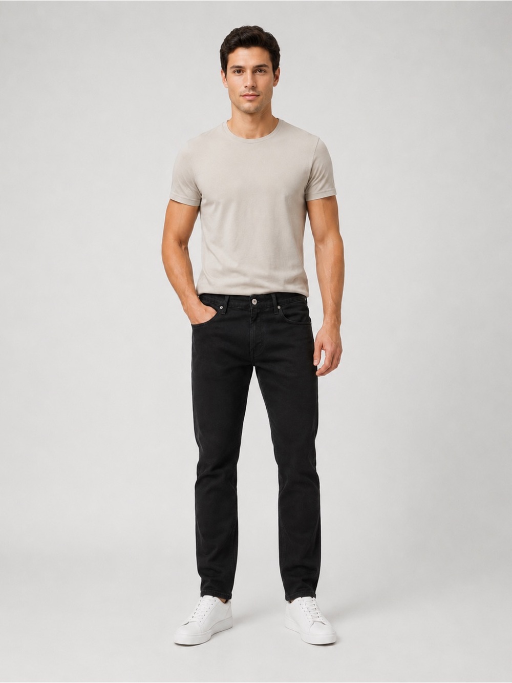 Levi Strauss Signature Gold Black Slim Jeans — Men’s W33 L32